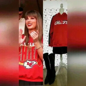 Kansas City Chiefs NFL Pro Line Red Hoodie Swifties Game Night